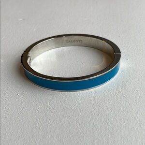 Talbots Blue and Silver Bangle Bracelet